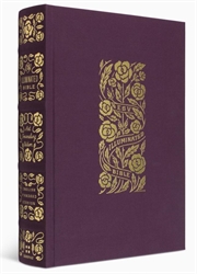 ESV Illuminated Bible eggplant