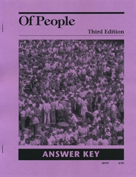 Of People - Answer Key (old)