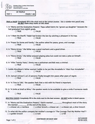 Of People - Tests (old)