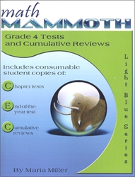 Math Mammoth 4 - Tests & Reviews (b&w)