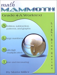 Math Mammoth 4A - Student Worktext (b&w)