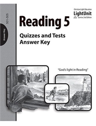 Christian Light Reading -  LightUnit 501-505 Quizzes and Tests Answer Key