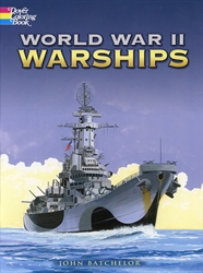 World War II Warships - Coloring Book