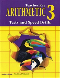 Arithmetic 3 - Tests/Speed Drills Key (really old)