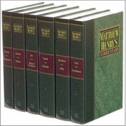 Matthew Henry's Commentary on the Whole Bible - 6 Volumes