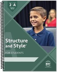 Structure & Style for Students: Year 2 Level A - Teacher's Manual only