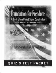 Foundation for Freedom - Test & Quiz Packet