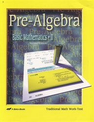 Pre-Algebra - Worktext (really old)