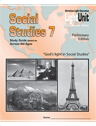 Christian Light Social Studies -  LightUnit 701