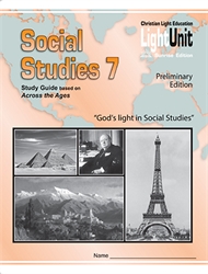 Christian Light Social Studies -  LightUnit 703