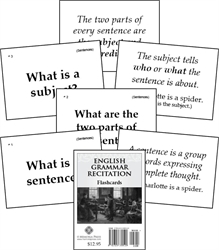 English Grammar Recitation Flashcards