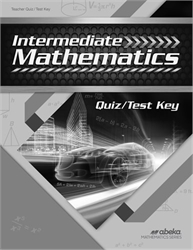 Intermediate Mathematics - Test/Quiz Key