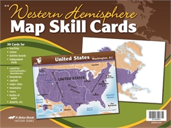 Western Hemisphere Map Skill Cards