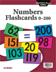 Numbers Flashcards 0-200 - Homeschool