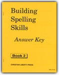 Building Spelling Skills Book 2 - Answer Key (old)