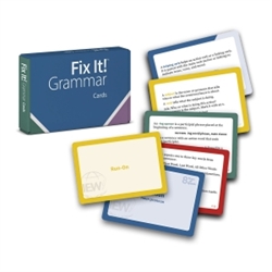 Fix It! Grammar Cards