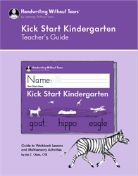 Handwriting Without Tears Kick Start Kindergarten Teacher's Guide
