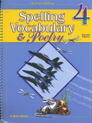 Spelling, Vocabulary, Poetry 4 - Teacher Edition (old)