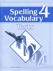 Spelling, Vocabulary, Poetry 4 - Test Book (really old)