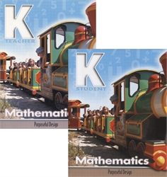 ACSI Math K Set- Student Book and Teacher Guide