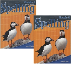 ACSI Spelling 5 Set - Worktext and Teacher Edition(old)