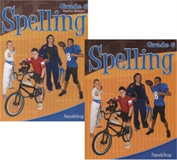 ACSI Spelling 6 Set - Worktext and Teacher Edition  (old)