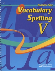 Vocabulary, Spelling, Poetry V - Teacher Key (old)