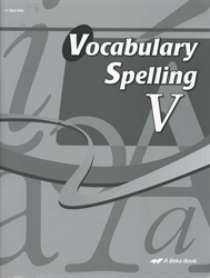 Vocabulary, Spelling, Poetry V - Quiz Key (old)
