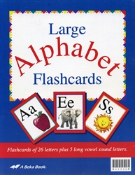 Large Alphabet Flashcards (Manuscript)