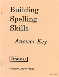 Building Spelling Skills Book 8 - Answer Key (old)
