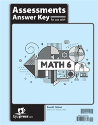 Math 6 - Assessments Answer Key