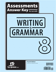 Writing & Grammar 8 - Assessments Answer Key