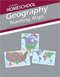 Home School Geography Teaching Maps Book (old)
