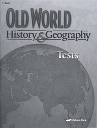 Old World History & Geography - Test Book (old)