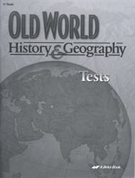 Old World History & Geography - Test Book (really old)