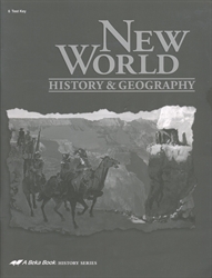 New World History & Geography - Test Key (old)
