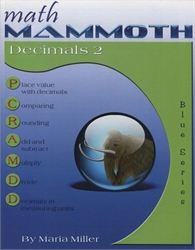 Math Mammoth Blue Series - Decimals 2