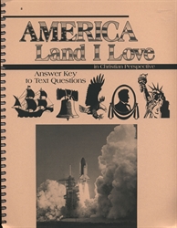 America: Land I Love - Answer Key (old)