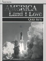 America: Land I Love - Quiz Key (old)