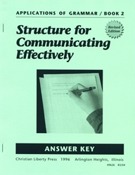 Applications of Grammar Book 2 - Answer Key