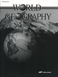 World Geography - Test/Quiz Key (old)