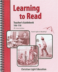 Christian Light Learning to Read - Teacher's Guide 106-110