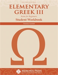 Elementary Greek Year Three - Workbook