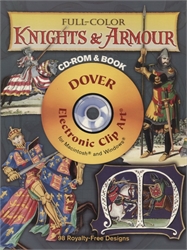 Full-Color Knights & Armour - Book and CD-Rom