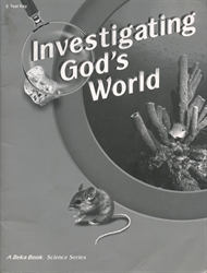 Investigating God's World - Test Key (old)