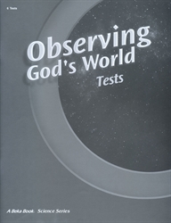 Observing God's World - Test Book (old)