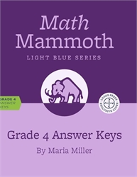 Math Mammoth 4 - Answer Keys (color)