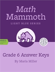 Math Mammoth 6 - Answer Keys (color)