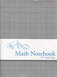 Gridded Math Notebook - 3/4" Graph Paper