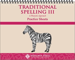 Traditional Spelling III - Practice Sheets